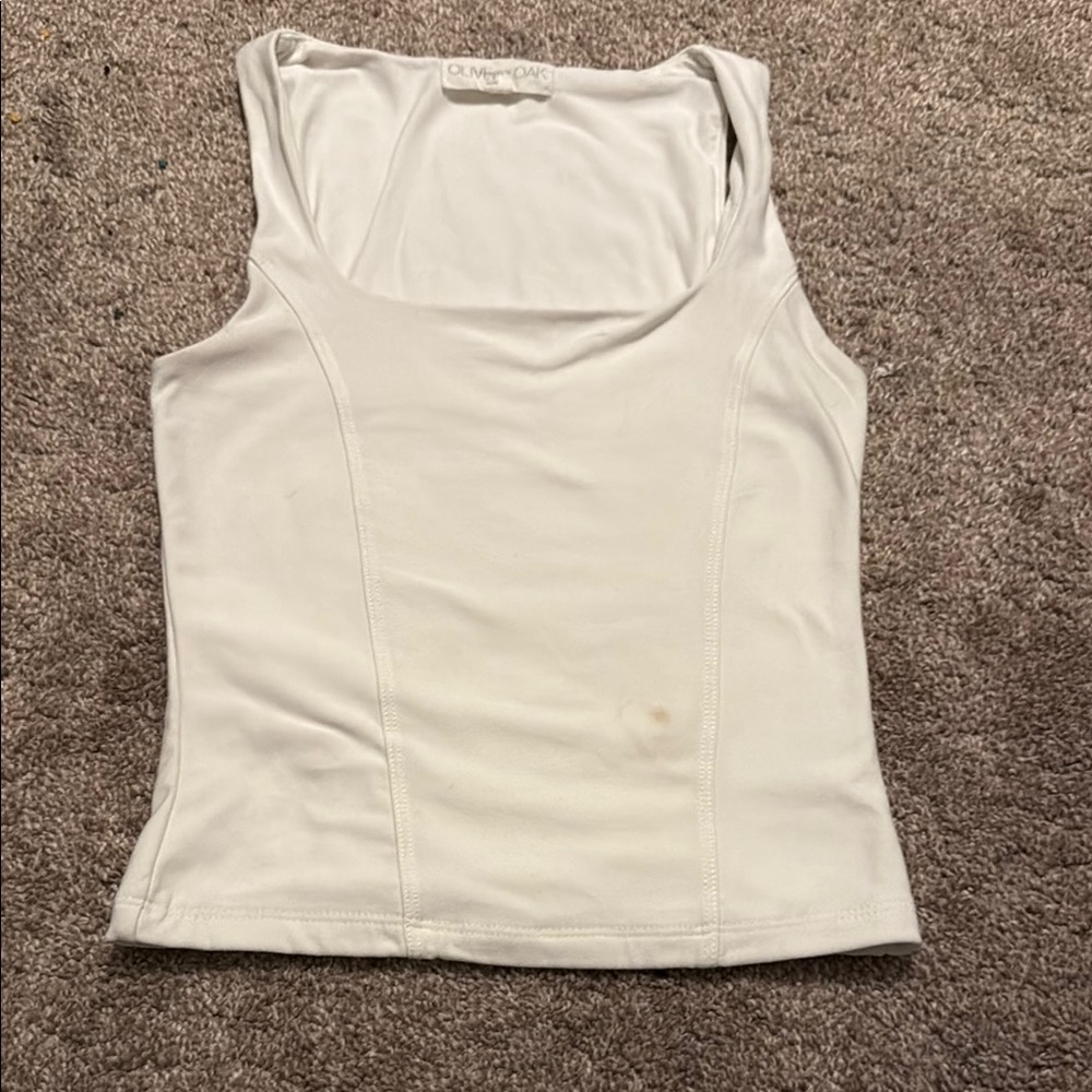 Olive & Oak Cream Tank Top